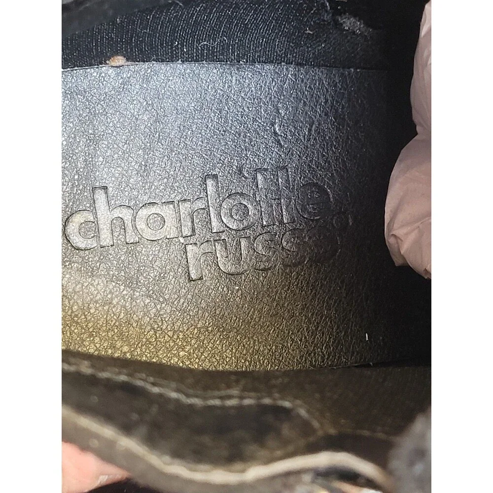 Charlotte Russe Grey Suede Ankle Boots – Size 8
